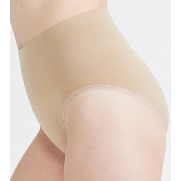 Large / X-Large Yummie High Rise Waist Brief Shaper Underwear Support Tan NEW - Picture 2 of 10